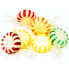 SweetGourmet Arcor Assorted Fruit Starlights White Center Wrapped Hard Sucking Candy-Bulk
