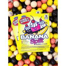 SweetGourmet Banana Split Dubble Bubble Gumballs