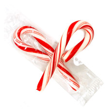 SweetGourmet Mini Candy Canes,  Wrapped