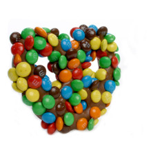 SweetGourmet Milk Chocolate Gourmet Pretzels with M&Ms