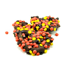 SweetGourmet Milk Chocolate Covered Pretzels with Reese's Pieces