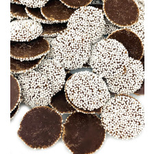 SweetGourmet Dark Chocolate White Nonpareils