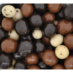 SweetGourmet Chocolate Espresso Beans Blend - White, Milk & Dark Chocolate